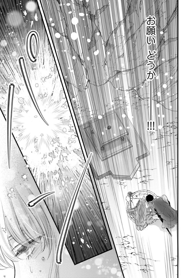 Karappo Seijo to shite Suterareta Hazu ga, Totsugi-saki no Koutei Heika ni Dekiaisareteimasu - Chapter 12.3 - Page 1